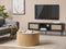 Beliani OPOCO - TV cabinet - Black - Rattan
