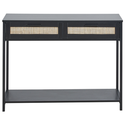 Beliani OPOCO - Console table - Black - Rattan