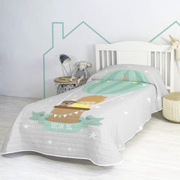 Happy Friday Air balloon Bedspread