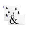 Happy Friday Ampersand Cushion cover 50x50 + 50x30 cm