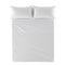 Happy Friday Basic 200 tc Bed sheet White