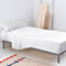 Happy Friday Basic Fitted sheet White