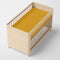 Happy Friday Basic Fitted sheet cot Mustard
