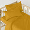 Happy Friday Basic Fitted sheet cot Mustard
