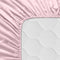 Happy Friday Basic Fitted sheet cot Pale rose