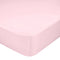 Happy Friday Fitted sheet Basic 60x120x14 cm (Cot) Pale rose