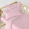 Happy Friday Basic Fitted sheet cot Pale rose