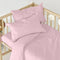 Happy Friday Fitted sheet Basic 60x120x14 cm (Cot) Pale rose
