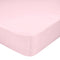 Happy Friday Basic Fitted sheet cot Pale rose