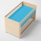Happy Friday Basic Fitted sheet cot Turquoise