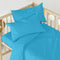 Happy Friday Basic Fitted sheet cot Turquoise