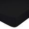 Happy Friday Basic Fitted sheet Black