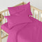 Happy Friday Basic Fitted sheet cot Fuchsia