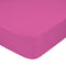 Happy Friday Basic Fitted sheet cot Fuchsia
