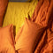 Happy Friday Fitted sheet Basic 160x200x32 cm (King) Mustard