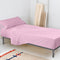 Happy Friday Basic Fitted sheet Pink