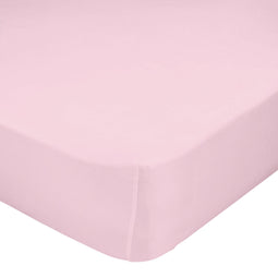 Happy Friday Basic Fitted sheet Pale rose