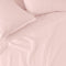 Happy Friday Fitted sheet Basic 140x200x32 cm (Double) Pale rose