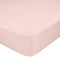 Happy Friday Fitted sheet Basic 140x200x32 cm (Double) Pale rose