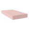 Happy Friday Fitted sheet Basic 90x200x32 cm (Single) Pale rose