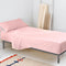 Happy Friday Fitted sheet Basic 90x200x32 cm (Single) Pale rose