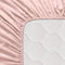 Happy Friday Fitted sheet Basic 105x200x32 cm (Single) Pale rose