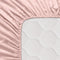 Happy Friday Fitted sheet Basic 200x200x32 cm (Emperor) Pale rose
