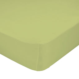 Happy Friday Basic Fitted sheet Green