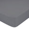 Happy Friday Basic Fitted sheet Stone