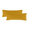 Happy Friday Basic Pillow cover Mustard