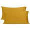 Happy Friday Basic Pillow cover Mustard