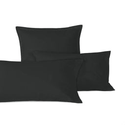 Happy Friday Basic Pillow cover Black