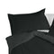 Happy Friday Basic Pillow cover Black