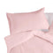 Happy Friday Basic Pillow cover Pale rose