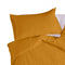 Happy Friday Basic Pillow cover Mustard