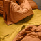 Happy Friday Basic Pillow cover Terracotta