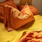 Happy Friday Basic Pillow cover Terracotta