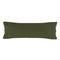 Happy Friday Basic Pillow cover Olive green