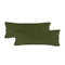 Happy Friday Basic Pillow cover Olive green