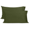 Happy Friday Basic Pillow cover Olive green
