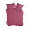 Happy Friday Basic Duvet cover Magenta