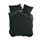 Happy Friday Basic Duvet cover Black