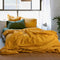 Happy Friday Basic Duvet cover Mustard