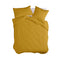 Happy Friday Basic Duvet cover Mustard