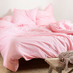 Happy Friday Basic Duvet cover Pale rose