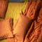 Happy Friday Basic Duvet cover Terracotta