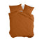 Happy Friday Basic Duvet cover Terracotta