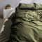 Happy Friday Basic Duvet cover Olive green
