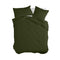 Happy Friday Basic Duvet cover Olive green