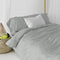 Happy Friday Basic Duvet cover set 2 piece Grey